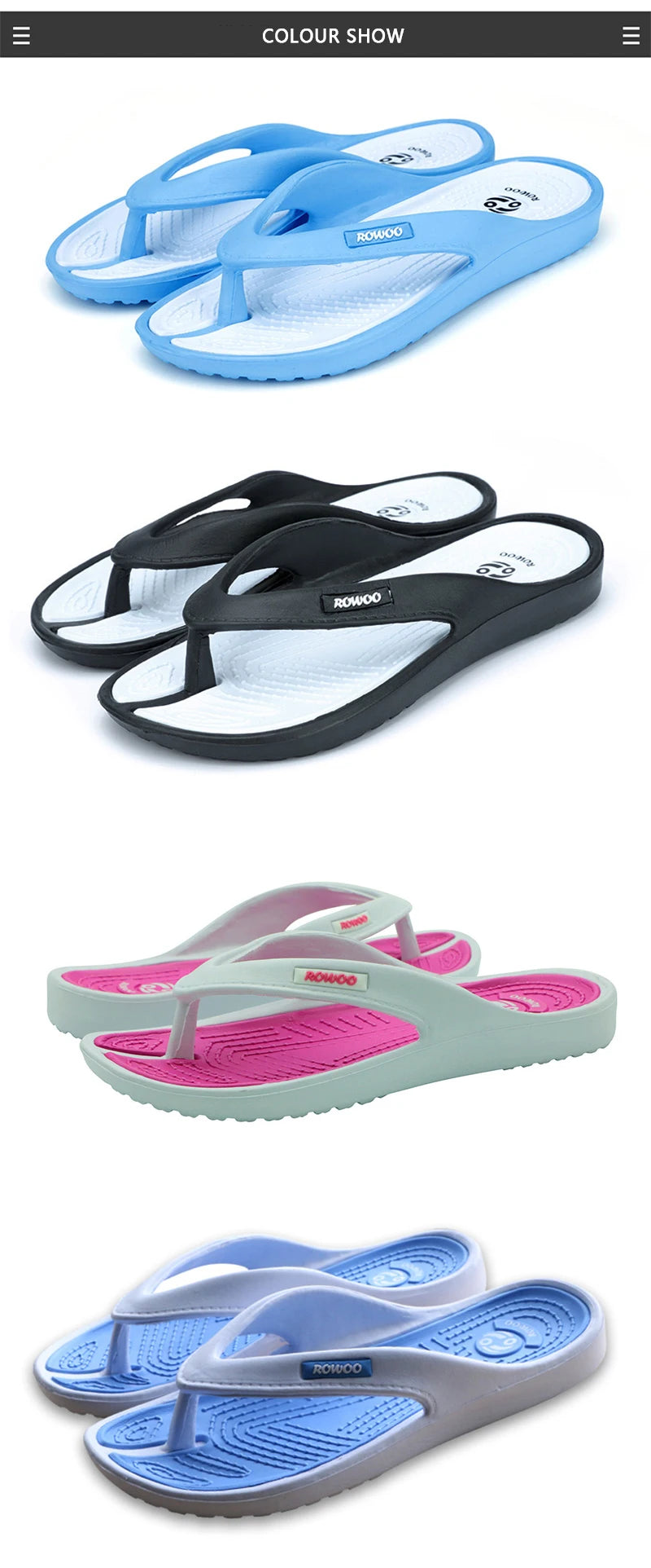 Sandálias Chinelos Femininos Casuais de Praia Marca 2024 Novo design Verão Casa Flat Chinelos Sapatos Femininos Tamanho Grande Dropshipping