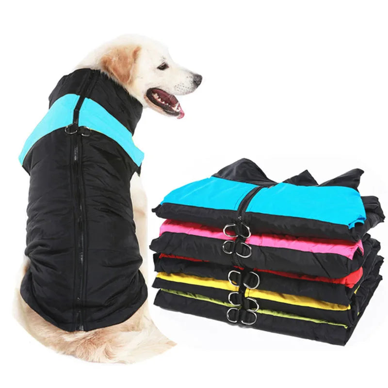 Roupas de Inverno para Cães de Estimação, Casaco Quente para Cães Grandes, Roupas para Filhotes, Colete Impermeável para Cães Pequenos, Médios e Grandes, Golden Retriever.